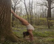 Happy Earth Day ? Yoga in one of my fave happy places #yoga #earthday #Bluebells from yoga in ta