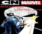 WOLVERINE vs SAMURAI JACK MARVEL CARTOON NETWORK CITY MARVEL from marvel cartoon porn comics pic