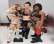WWE Women - Kairi Sane, Ruby Riott and Ember Moon from wwe ember moon nude