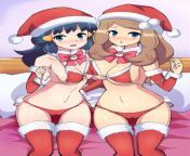 Dawn and Serena are ready for Christmas. Are you? (chro) from 导航鱼因为爱情♛㍧☑【免费版jusege9 com】☦️㋇☓•chro