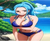 Day 16 of posting sexy images of waifus for aaron cuz of all the hate he&#39;s been getting. (Nefertari D. Vivi) from sexy romance of ka