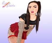 One of my favorite pornstars wearing a cute fishnets outfit. Art by me. Marley Brinx from tw pornstars muslim wifey x twitter in fishnets … ☺️ for twpornstars com