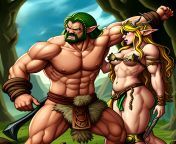[M4F] A buff barbarian chieftain and his woman approach you at the village square and propose a partner swap. She looks like she could break you in half and he looks like he wants to eat your woman. Do you accept their offer. from tamil looks like bhabhi nude bath