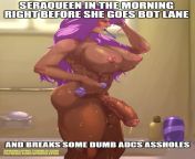 SeraQueen in the morning brushing her teeth and taking a bath before she rails everyone to death from sexy desi queen showing and taking morning bath in jacuzzi