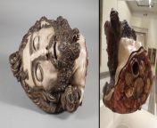 Head of Saint John the Baptist painted clay statue sculpted by Gaspar Nez Delgado (Seville, Spain, 1591) [1900x800] from wwe john cena xxx videonew anty saree fuck by old manvillage woman fukking vediodian desi