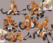 Master Tigress x Master Crane, Commission (Hexecat) [MF] from sroddha kapur x master fak