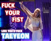 Taeyeon from taeyeon deepthroat