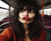 Black haired girl on bus messy hair from school girl on bus draivr xxx