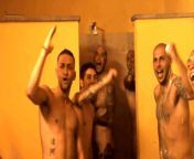 Italian footballers in the showersfrom italian footballer