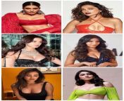 Cleavage Battle: Samantha Ruth Prabhu vs Deepika Padukone vs Disha Patani vs Nora Fatehi vs Esha Gupta vs Mrunal Thakur from nora fatehi nude fuckxx com india sex