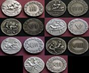 There were many brothels in ancient Rome, but standard Roman coins, Serters and Denars, were not used and were even banned from being there. Store-bought Tokens were used for Denar and Serters and images on them were often obscene. from himmat move acteress name and images com