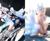 [ON/OFF] I&#39;m a hungry fox right now, will you feed me Commander? I need oil ~ [Kaga from Azur Lane] (cosplay by Kerocchi) from azur lane cosplay
