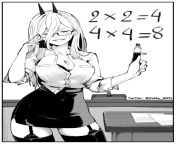 (F4A) Your new teacher is completely stupid. She teaches you nothing but makes up for it cause she is hot and clumsy which leads to some hot flashing sometimes. It really starts to get interesting once she starts teaching sex ed though! from is hot