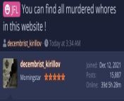 Does anybody know how to report this thread? I believe the OP shared a link to a website leading to graphic images of dead women. The thread itself contains a graphic image of (who I presume to be) Bianca Devins. from kamkittye young stickam cap thread vichatter omegle unseen sti
