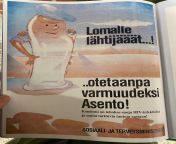 Finnish Condom Ad in Conscript Magazine, 2010s from sunny leon condom ad