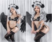 Dark Archangel by Luxlo Cosplay from luxlofree luxlo cosplay tease video