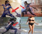 Am I the only one who think Kitana body proportions feel off? She look like she skip leg days for 1000 ages and they are placed too low? Her upper body part seem very brick-like and limbs are so thin. from view full screen aunty pinching her upper body for massage mp4