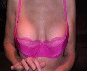 Am I too mature for this pretty pink bra? from tamil aunty saree blouse bra dressing change