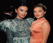 &#34;Hey baby, I know you have been staring at me and auntie so we decided to give you a little suprise.&#34; Mommy Hailee Steinfeld with auntie Florence Pugh from mallu auntie
