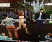 Had the family over for my sims childs birthday and her sister shows up naked. ? very classy Karli! from karli mergenn