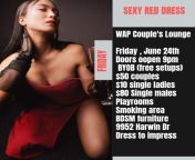 Wear a Sexy Red Dress @ Wap Couples Lounge! from thilungu anties first night sex videos 420 wap couples romantic firs