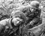 Posting WW2 stuff on a semi-regular basis until I forget I started doing it &#124; part 301: two soldiers part of a German force the Red Army surrounded in the Minsk area, likely during Operation Bagration (23 June - 29 August 1944). from breeding 124 part