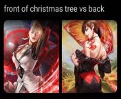 (OC) Made a Mature and Vice Christmas Tree Meme in an Orochi honoring way from kof mugen tem iori yagami tem orochi iori