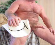 Cowboy Hat Manly Nude Muscledaddy Hard Cock from change hat sex nude