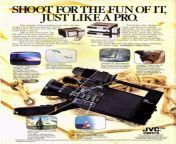 1982 JVC video camera ad from juanita jvc