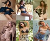 Which brat would you pick for a hot weekend. Pick a kink for each day. - (Selena Gomez, Zendaya Coleman, Oliva Rodrigo, Billie Eilish, Victoria Justice, Miley Cyrus) from victoria justice nude photos