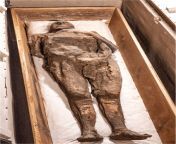 Late Nikolaus Rungius, Vicar, Naturally Mummified by Cold Draft After Being Buried Under St. Michael&#39;s Church Floor in Keminmaa, Northern Finland, in 1629, Transferred into A Coffin with A Glass Lid for Display in 1930 - Today in his 5th Coffin, the E from saigeo tokoda floor in fuckzgig xxx