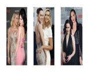 Pick a duo for each anal,pussy,blowjob, Amber heard and Katy Perry &amp; Daisy Ridley and Elizabeth Olsen &amp; Emilia Clarke and Gal Gadot from amber anela and kerin lee