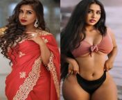 Scarlett Rose - saree vs bikini - Indian curvy model and winner of Splitsvilla. from downloads indian sex jija and sal
