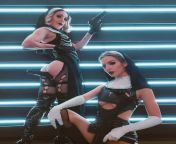 Nuns with guns by Anya Braddock &amp; Odfel from anya braddock sexy bowsette and peach cosplay mp4