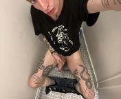 Who of you tattooed guys wanna have sex in public toilet? from hena sex in toilet