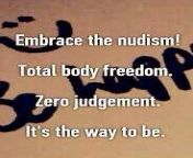 Embrace the Nudism! #JustNudism #NaturistBlog #Nudism #Nude from nudism nudismlife