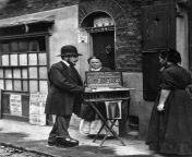A Cough drop salesman on the streets of London, 1877 from indian aunty salesman