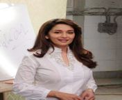Madhuri Dixit in white dress from madhuri dixit breast sex sxey 8 9 y