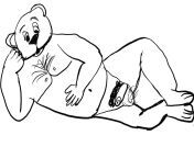 NSFW Reclining Nude, Anthro/Furry bear; critique welcome. from nude anthro cave diving comic