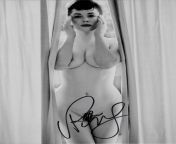 Rose McGowan full frontal nude autograph obtained from RACC dealer All Autographes from martina garcia full frontal nude from the mosquito net 2010