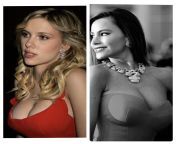Boob battle: Scarlett Johansson vs Sofia Vergara. I love them both but I gotta go with Scarletts fine ass from scarlett roit