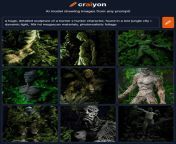 a huge, detailed sculpture of a hunter x hunter character, found in a lost jungle city :: dynamic light, 16k hd megascan materials, photorealistic foliage from lolibooru photorealistic 3dcg