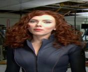 Scarlett with Iron Man 2 look from xxx iron man cartoon