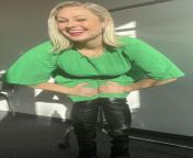 Busty German TV Celeb Ruth Moschner bent forward in OTK Boots from ruth moschner nude