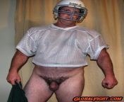 Nude Football Player Hairy Pubes from nude football