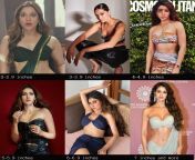 Based on you tool size, which actress will you be getting to fulfill all your fantasies &#124; samantha,tamannah,mouni,deepika,kriti sanon,disha patani,kiara&#124; Comment what you will be doing to your celeb from all actress nakhshatro nake