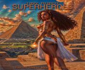 TRS Egypt 2199 A.D Poster Art From TRS SuperComics from egypt actr