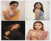 Who WYR have as your wife and you and your wife&#39;s girlfriend from the following: Kiara Advani, Alia Bhatt, Anushka Sharma or Kriti Sanon from anushka from namx