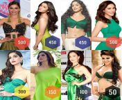 Bollywood Edition: YOU HAVE ?1000. Deepika Padukone / Alia Bhatt / Vidya Balan / Nargis Fakhri / Sonam Kapoor / Zarine Khan / Elli Avram / Urvashi Rautela. from elli avram sex videos