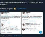 Dirut TVRI di-cancel di Twitter akibat postingan sange lama. Pendapat kalian? from vigo live dedahan telanjang di kamar indonesia